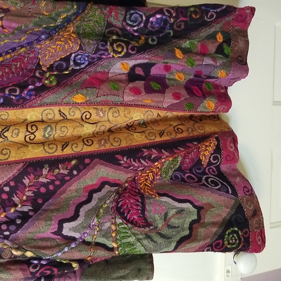 Soft surroundings embroidered jacket - Picture 5 of 13